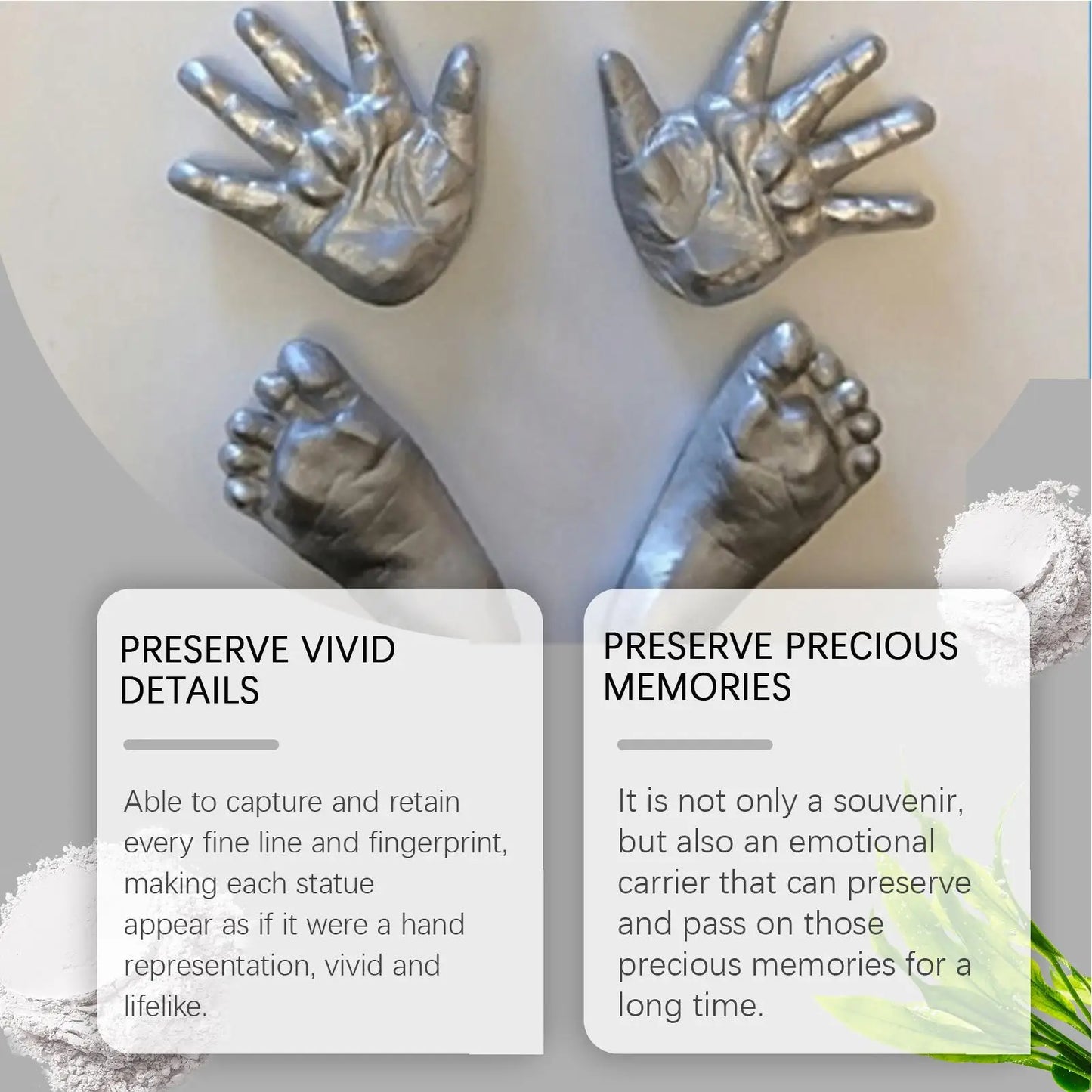 Hand Casting Kit – 3D Mold Maker for Couples, Baby & Kids