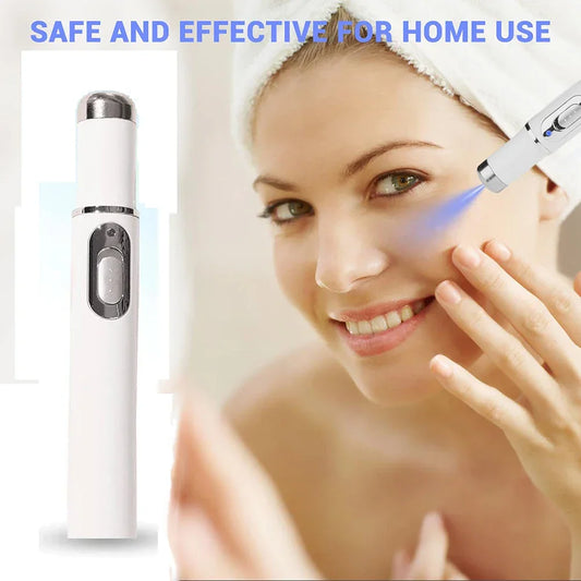 Under-Eye Blue Light Therapy Pen — LED Massage Beauty Device Skincare Devices Peaceful Pleasures Health and Wellness