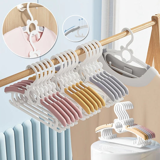Non-Slip Adjustable Kids Hangers | Space Saving 5 & 10 Pack Kids Clothes Hangers Peaceful Pleasures Health and Wellness