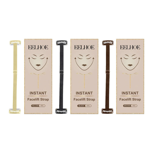 EELHOE Instant Face Lift Tape – Invisible Lifting Straps Peaceful Pleasures Health and Wellness 3 in 1 set