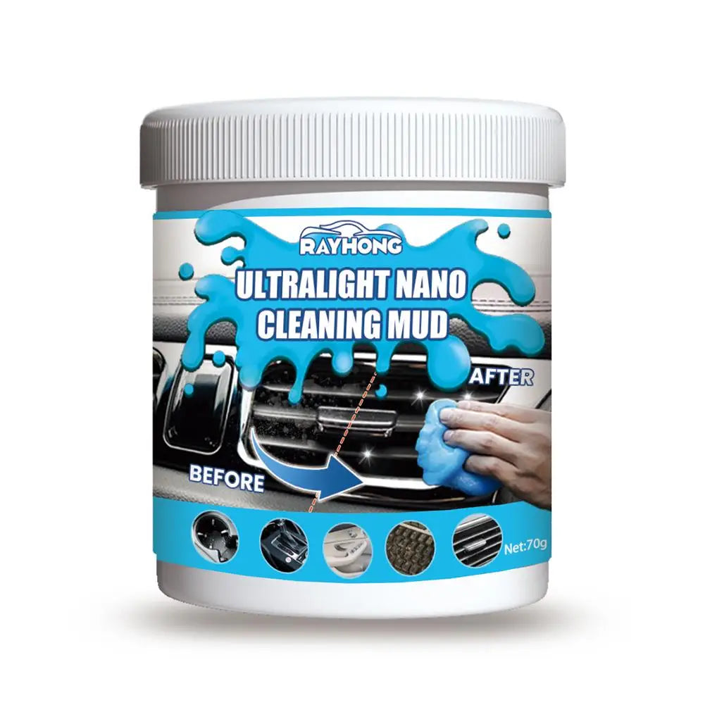 Car Air Vent cleaning soft glue Magic Dust Cleaner Gel Office Gap Wash Mud Removal Rubber Auto Interior Cleaning Peaceful Pleasures Health and Wellness A