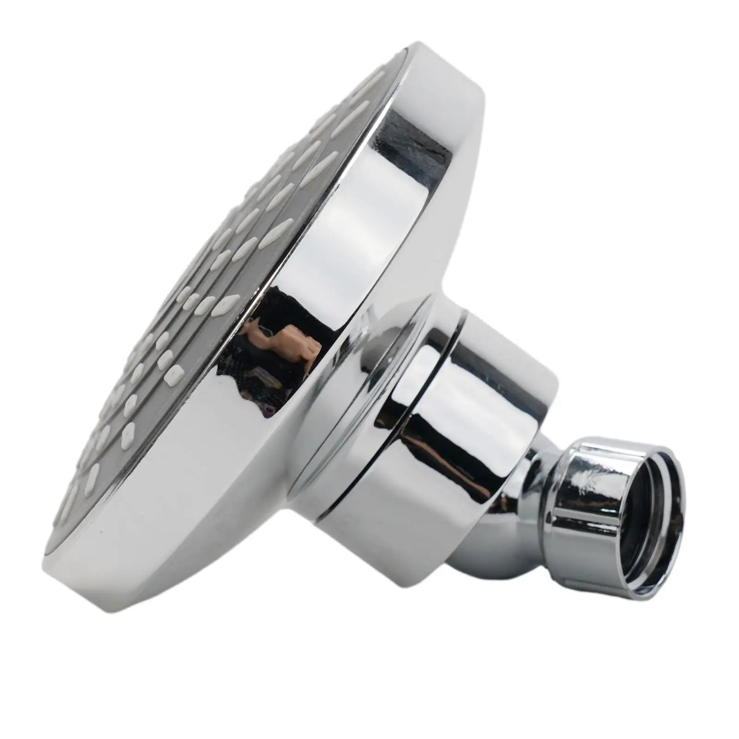 Adjustable Rainfall Shower Head Chrome Wall-Mounted High Pressure