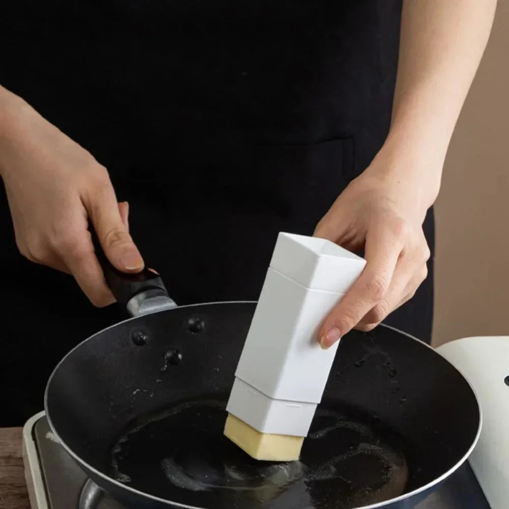 Butter Jar Organiser Applicator Stick Hand Butter Spreader Sticks Plastic Storage Box Kitchen Baking Tools Cheese Keeper Case Peaceful Pleasures Health and Wellness