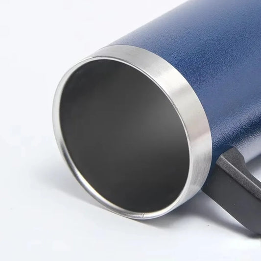 710ml Insulated Stainless Steel Thermal Mug with Handle Insulated Thermal Mug Peaceful Pleasures Health and Wellness