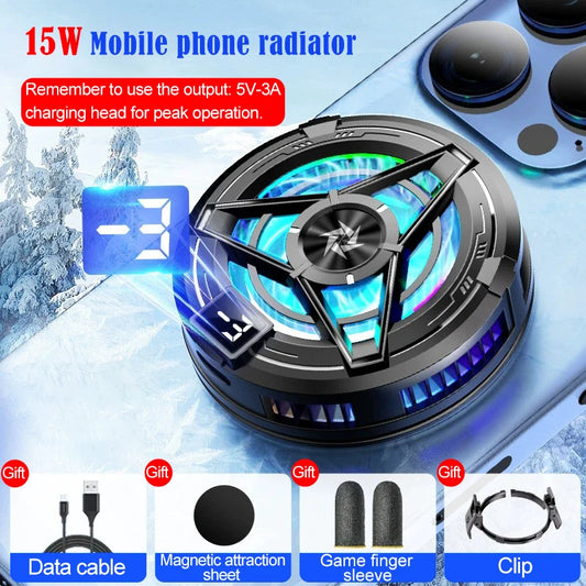 Cooling Fan Mobile Phone Cooler Fan Processor Cooler Phone Gaming Phone Cooler For Games Phone Cooling Fan Cellphone Accessories Peaceful Pleasures Health and Wellness
