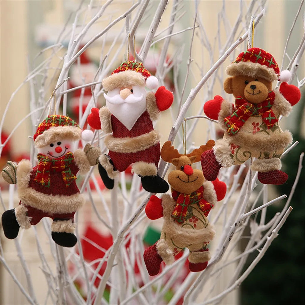 Christmas Cloth Tree Ornament | Festive Holiday Decoration