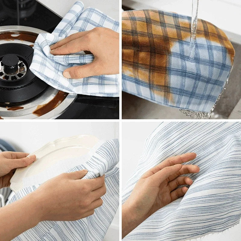 Super Absorbent Non-Woven Cleaning Cloths – Wet & Dry Use