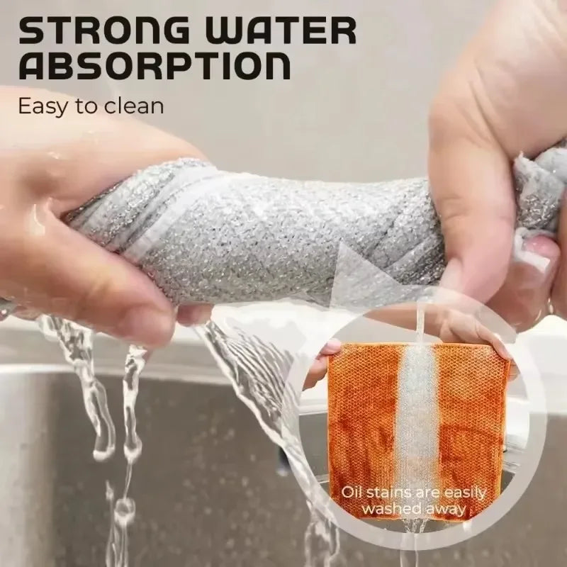 Magic Steel Wire Kitchen Cleaning Cloths 1–20 Pack
