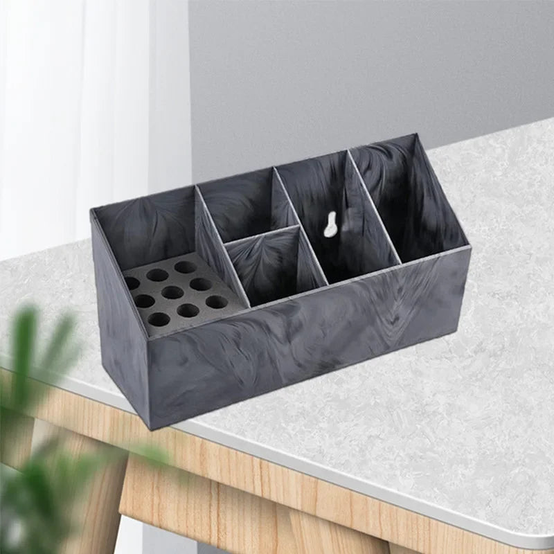 Barber Hairdressing Tool Organizer Box – Scissors & Comb Rack