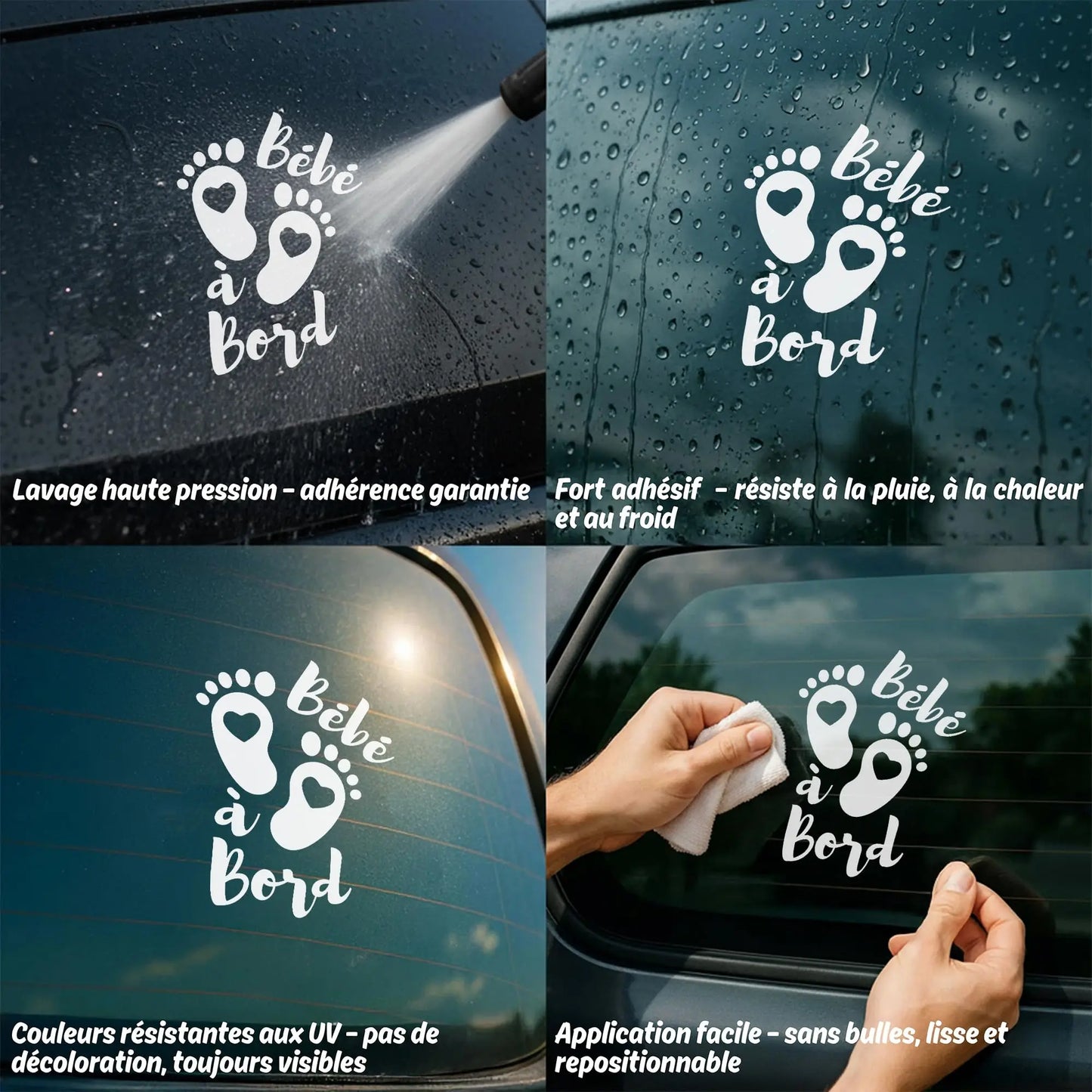 Baby On Board Car Sticker | Vinyl Decal – Waterproof & UV Proof