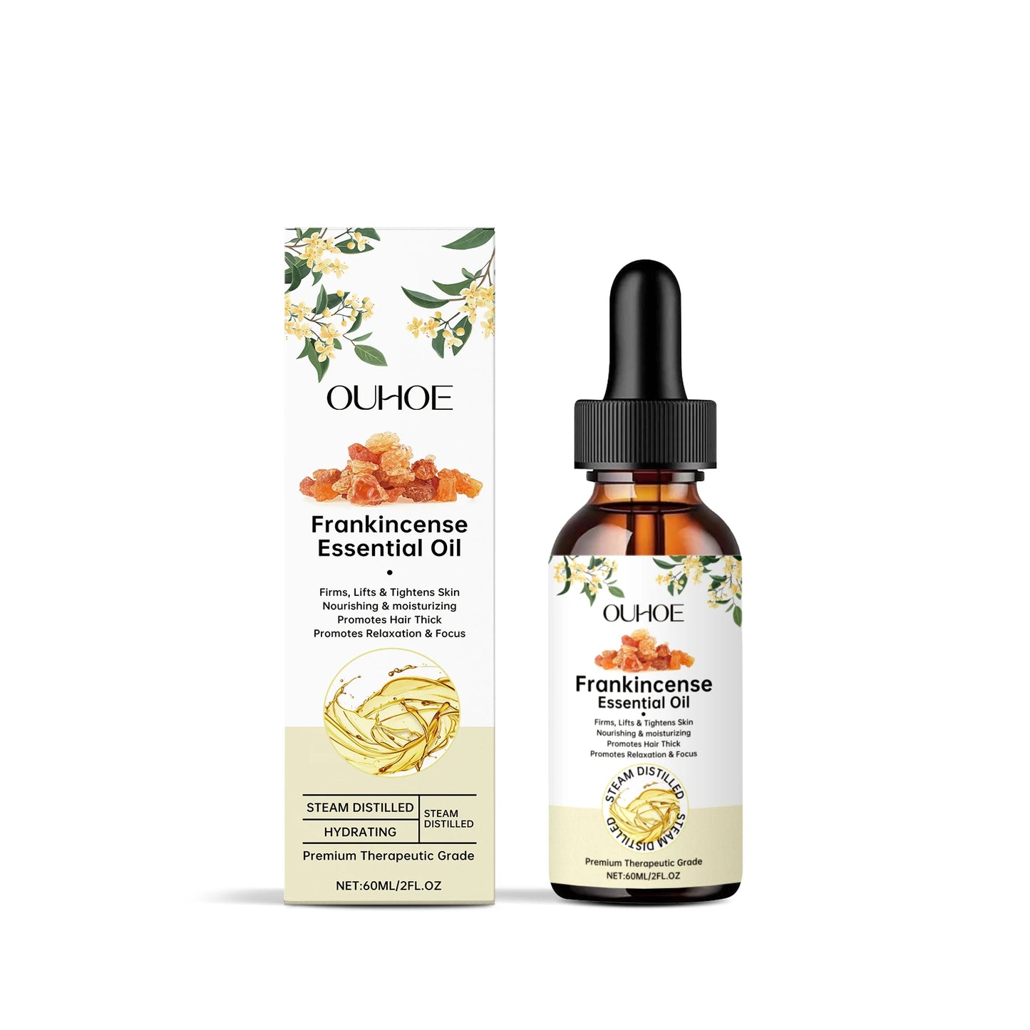 Frankincense Essential Oil for Hair, Skin & Body – 60ml
