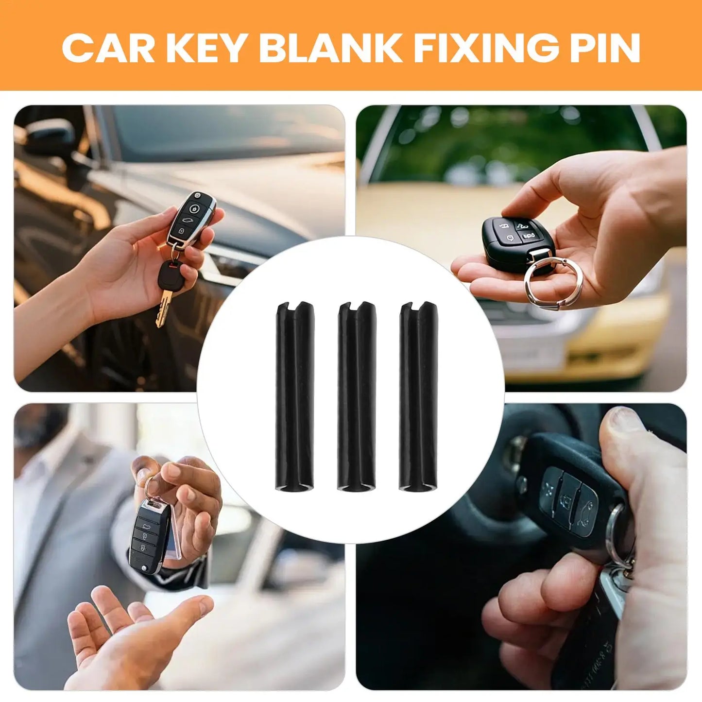 200pcs 1.6x8mm Flip Remote Key Blade Fixed Pins | KD Xhorse