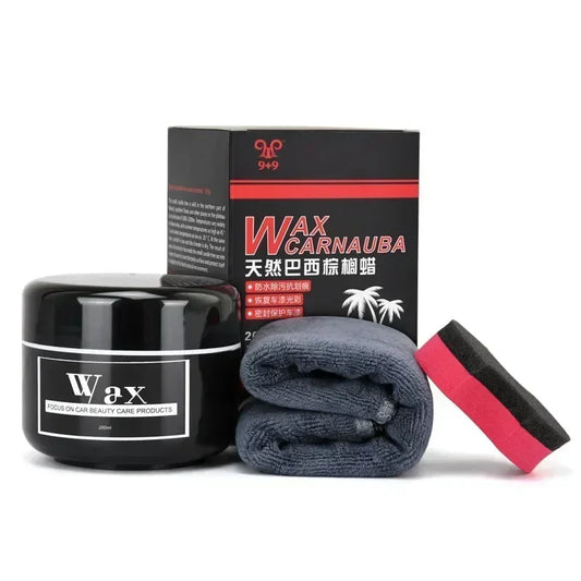 Natural Brazilian Carnauba Wax Paint Beauty Polish and Stain Removal Anti-scratch Car Wax Coating Solid Car Wax 200ml Peaceful Pleasures Health and Wellness