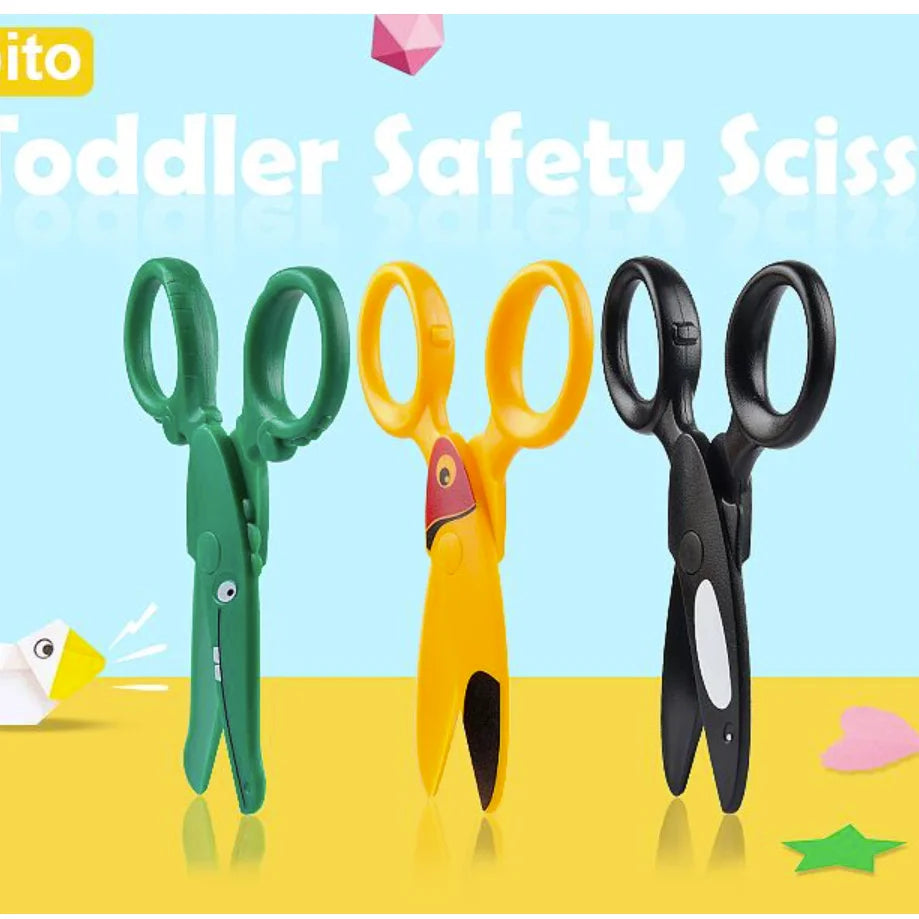 SONGYI Kids Safety Scissors | Preschool Art & Craft Training
