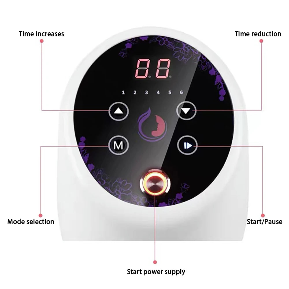VamsLuna Electric Breast Massager Vacuum Therapy Machine 6 Cups