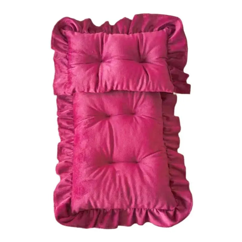 Newborn Photography Mattress & Pillow Set | Soft Cotton Props