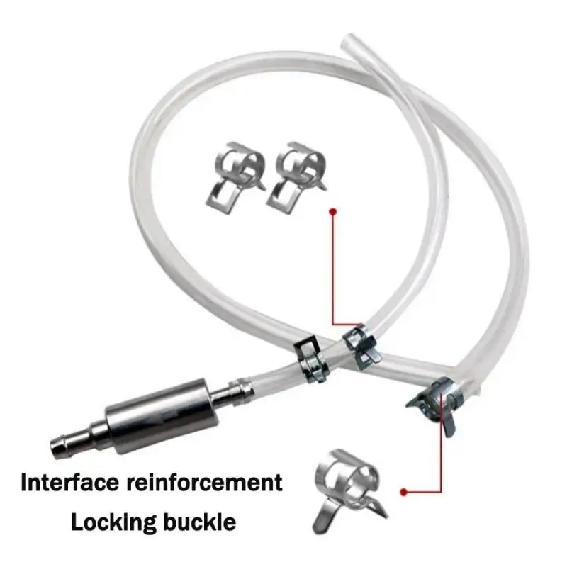 Motorcycle Brake Bleeder Hose One Way Valve Oil Extractor Tube for Hydraulic Brake System Bleeding and Fluid Change Peaceful Pleasures Health and Wellness
