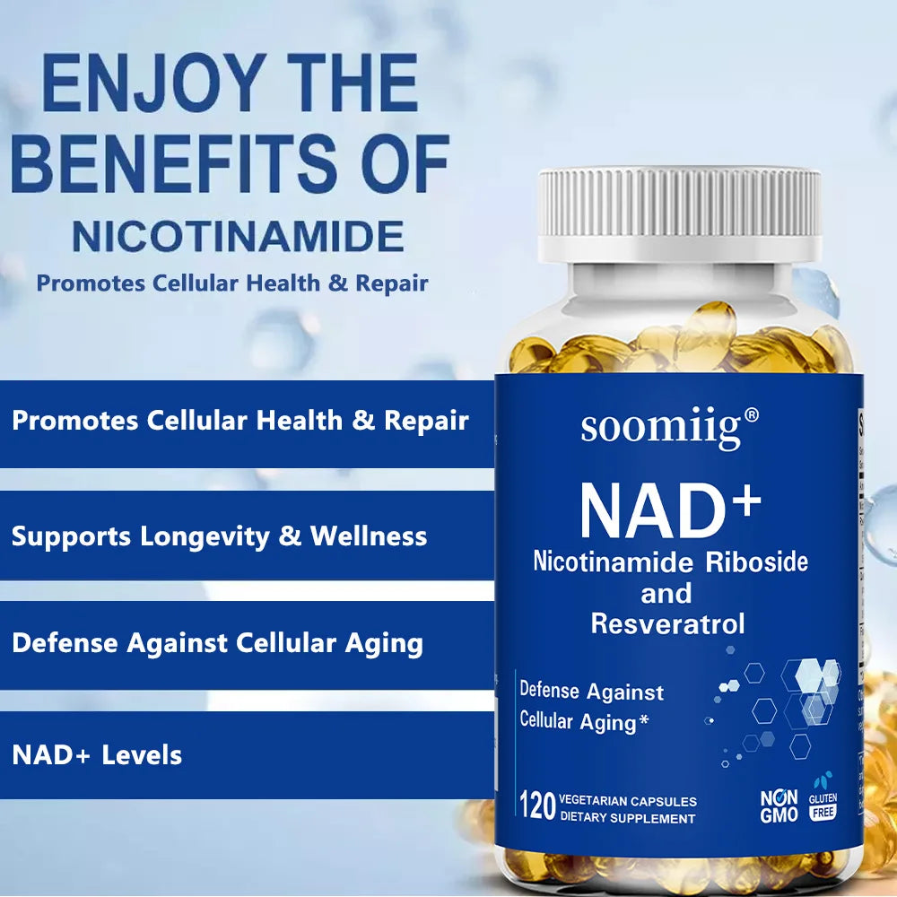 NAD+ Supplement | Nicotinamide Riboside & Resveratrol