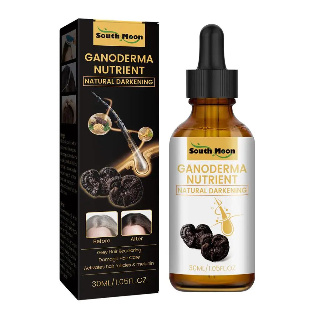 White To Black Hair Oil for Repairing From White To Black Nourishing Moisturizing Scalp Herbal Lotion Liquid Repair Hair Care Peaceful Pleasures Health and Wellness
