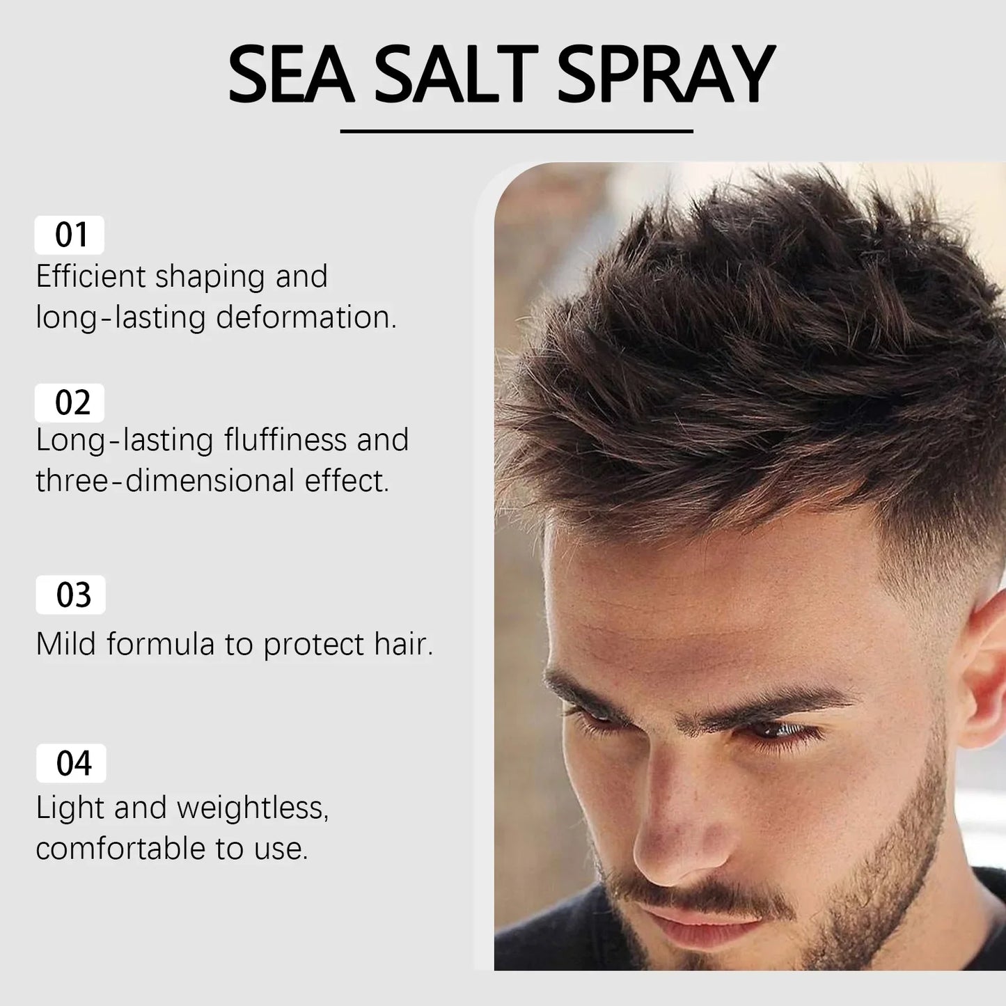 Sea Salt Texture Spray – Strong Hold, Volume & Beachy Waves