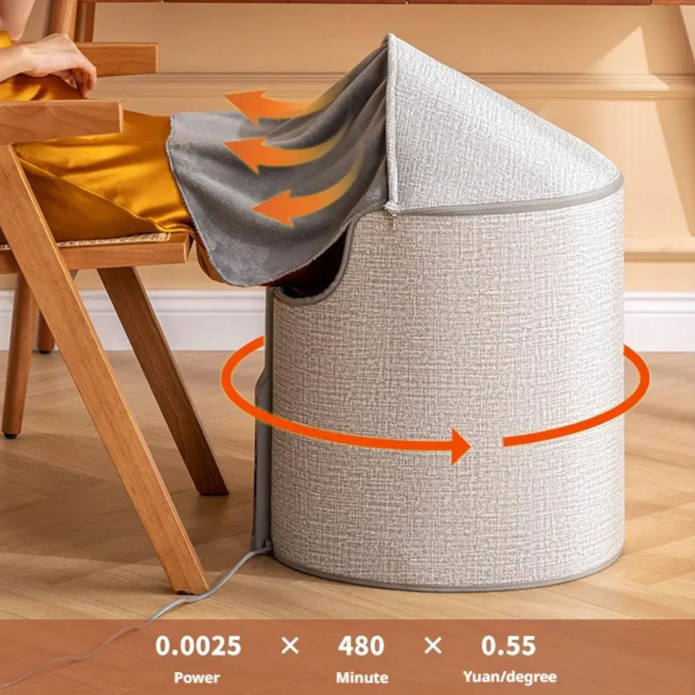 Office Home Circular Foot Warmer Undertable Heater With Storage Function Portable Foot Warming Treasure Winter Heating Accessory Peaceful Pleasures Health and Wellness