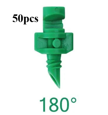 50pcs 90/180/360 Degree Refraction Nozzle Garden Sprinkler Agriculture Irrigation Plant Spray Nozzle for Garden Yard Tree Flower Peaceful Pleasures Health and Wellness 50pcs 1