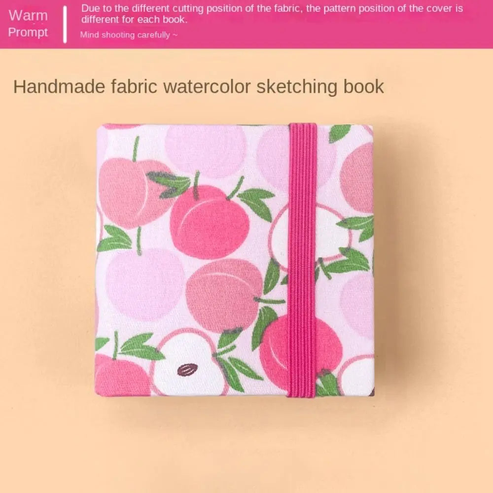 Mini Fabric Watercolor Sketchbook | 20 Sheets 300GSM Square