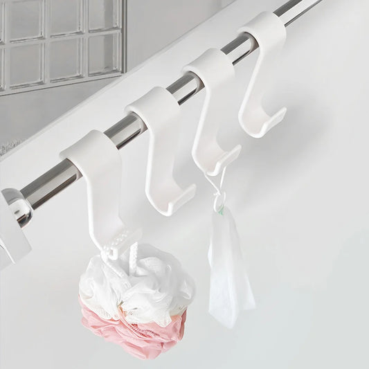 1PCS/4PCS New S-Shape Hooks Hanging Hook for Clothes Bags Towels Home Kitchen Bathroom Storage Rack Holders Hat Storage Hook Peaceful Pleasures Health and Wellness