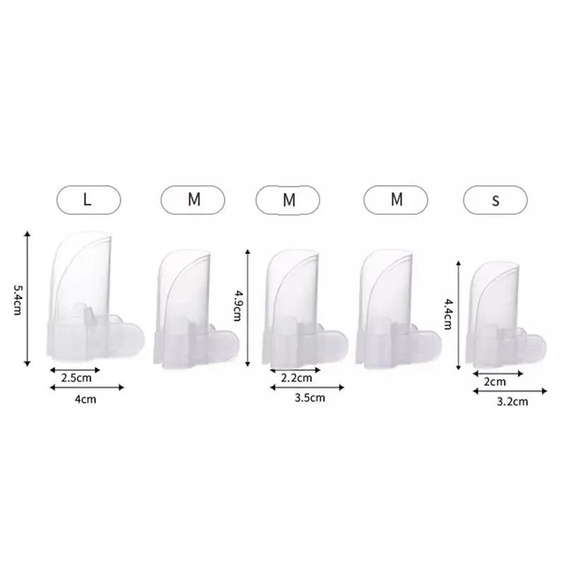 Reusable Transparent Nail Protective Covers 5Pcs | Anti-Scratch