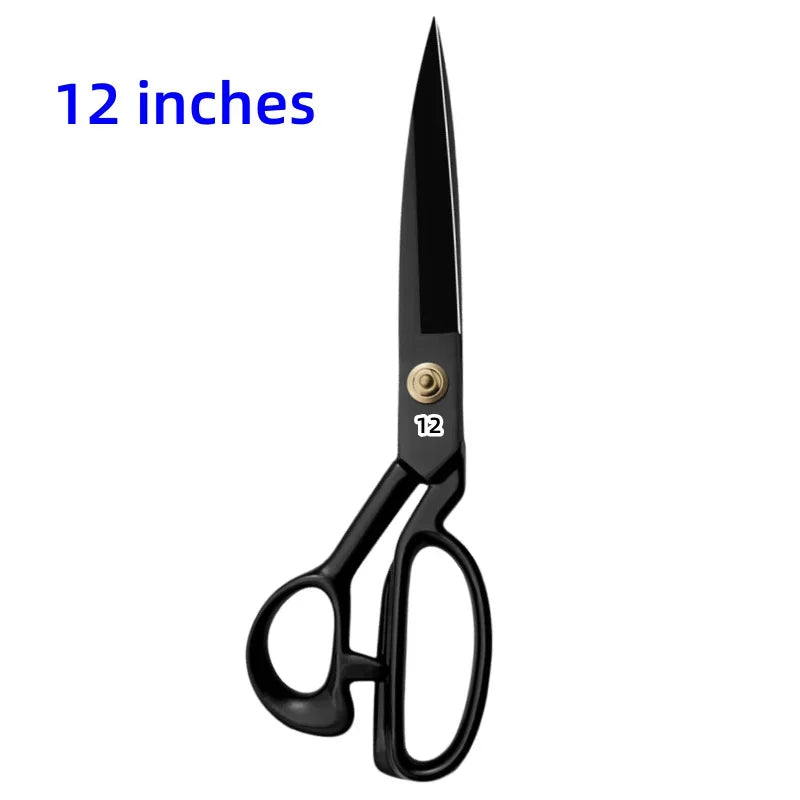 Professional Tailor Scissors – Sharp Stainless Steel Fabric Shears Peaceful Pleasures Health and Wellness 12inch