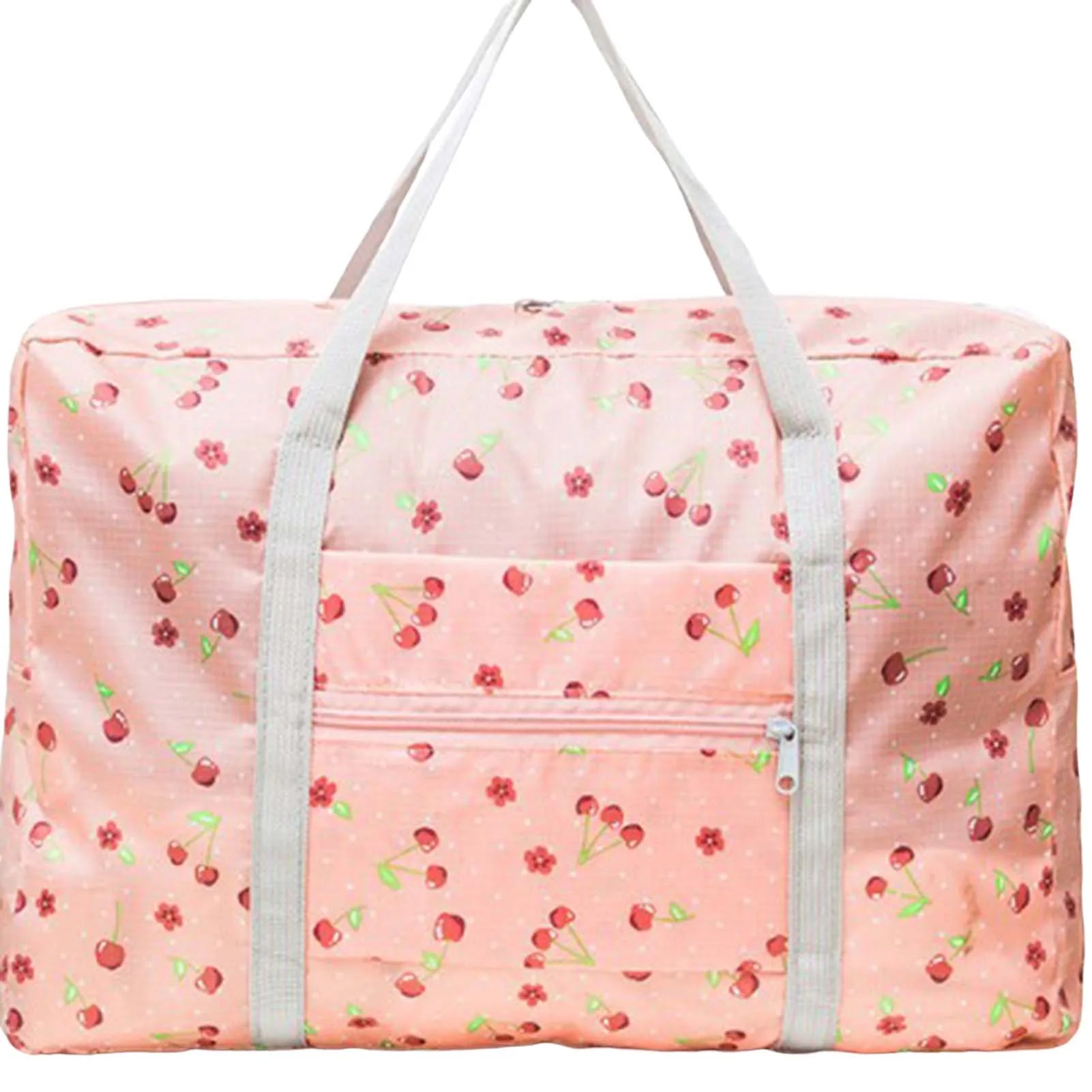 Foldable Travel Duffel Bag Portable Weekender Overnight Carry on Bag for Waterproof Luggage Organizer Floral Print Travel Tote Peaceful Pleasures Health and Wellness