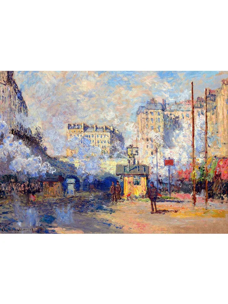 Claude Monet Canvas Print – Garden Lake Landscape Wall Art