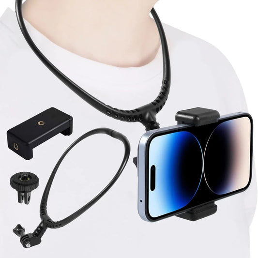 Neck Mount Strap for GoPro Hero 11/10/9, Insta360 X3 & Phone Action Camera Mount Oasis Select