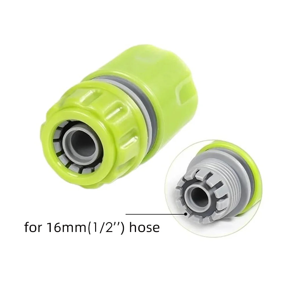 10PCS Garden 1/2 inch 16mm Connectors Extend Repair Fitting Watering Tool Gardening Tap Water Pipe Quick Connect Adapter Hose Peaceful Pleasures Health and Wellness