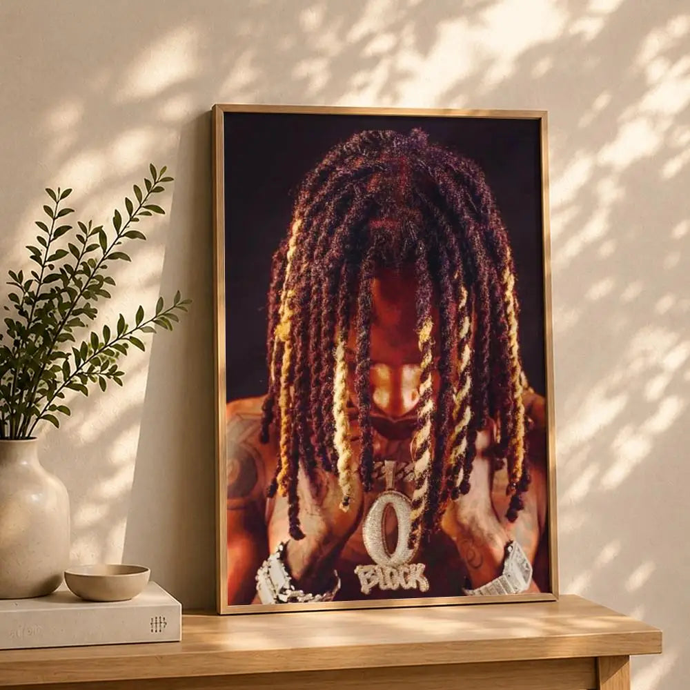 Rapper K-King VonS Poster HD Self Adhesive Waterproof Wall Art Ideal for Home Office Dorm Bedroom Great Gift Peaceful Pleasures Health and Wellness