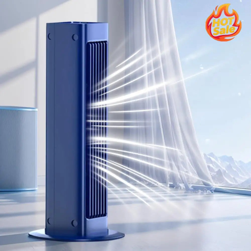 Bladeless Air Cooler Fan LED Desktop Fan with Remote Control