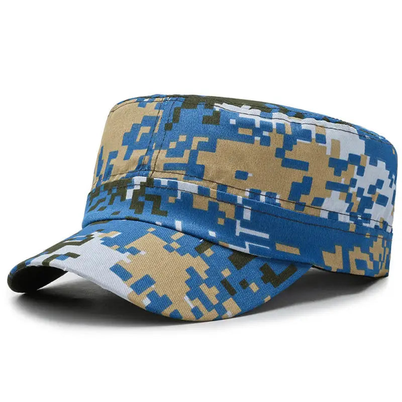 1/2Pcs Camouflage Hat Outdoor Training Military Enthusiast Camouflage Hat Summer Sunshade Hat Student Military Training Hat Peaceful Pleasures Health and Wellness 1pc style 9
