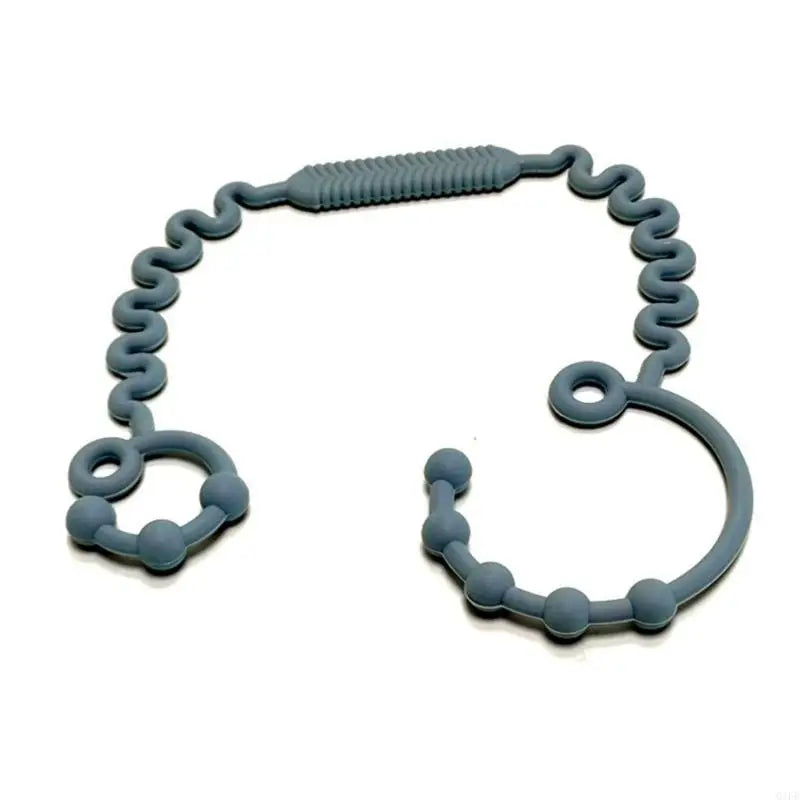 Silicone Baby Teether Pacifier Holder & Bottle Tether Clip
