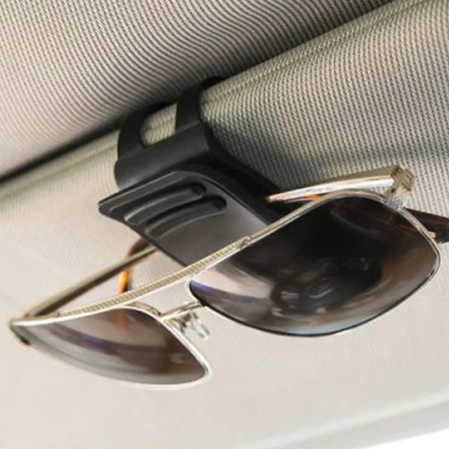 Sun Visor Sunglasses Clip Holder Eyeglasses Storage Fastener Sun Visor Clip-on Glass Case Car Visor Accessories Peaceful Pleasures Health and Wellness