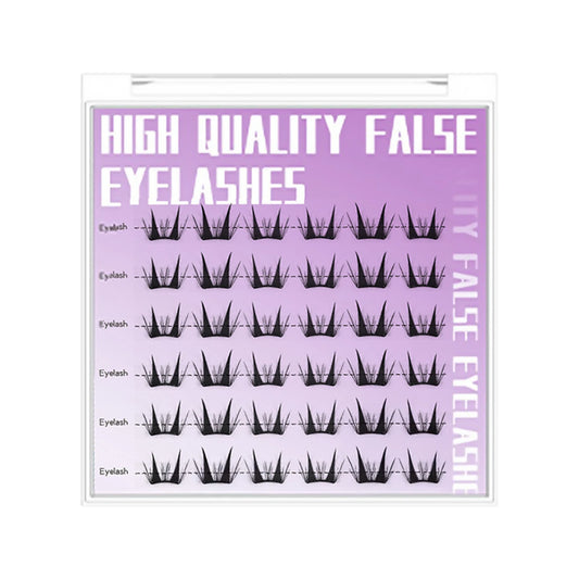 Self Adhesive Manga False Eyelashes Glue Free Ultra Thin Wispy Lashes Extension 7-13mm Natural Korean Eyelash Enlarge Your Eyes Peaceful Pleasures Health and Wellness style 2