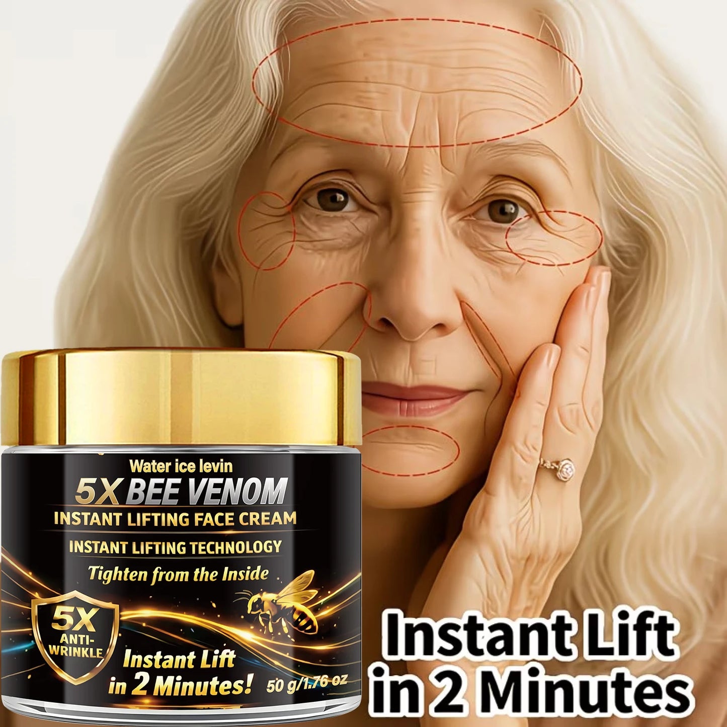 Bee Venom Retinol Face Cream – Firming Collagen Moisturizer
