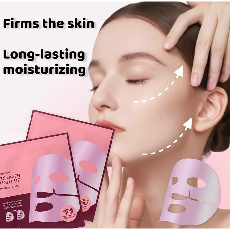PDRN Collagen Hydrogel Mask – Korean Glass Skin Face Mask