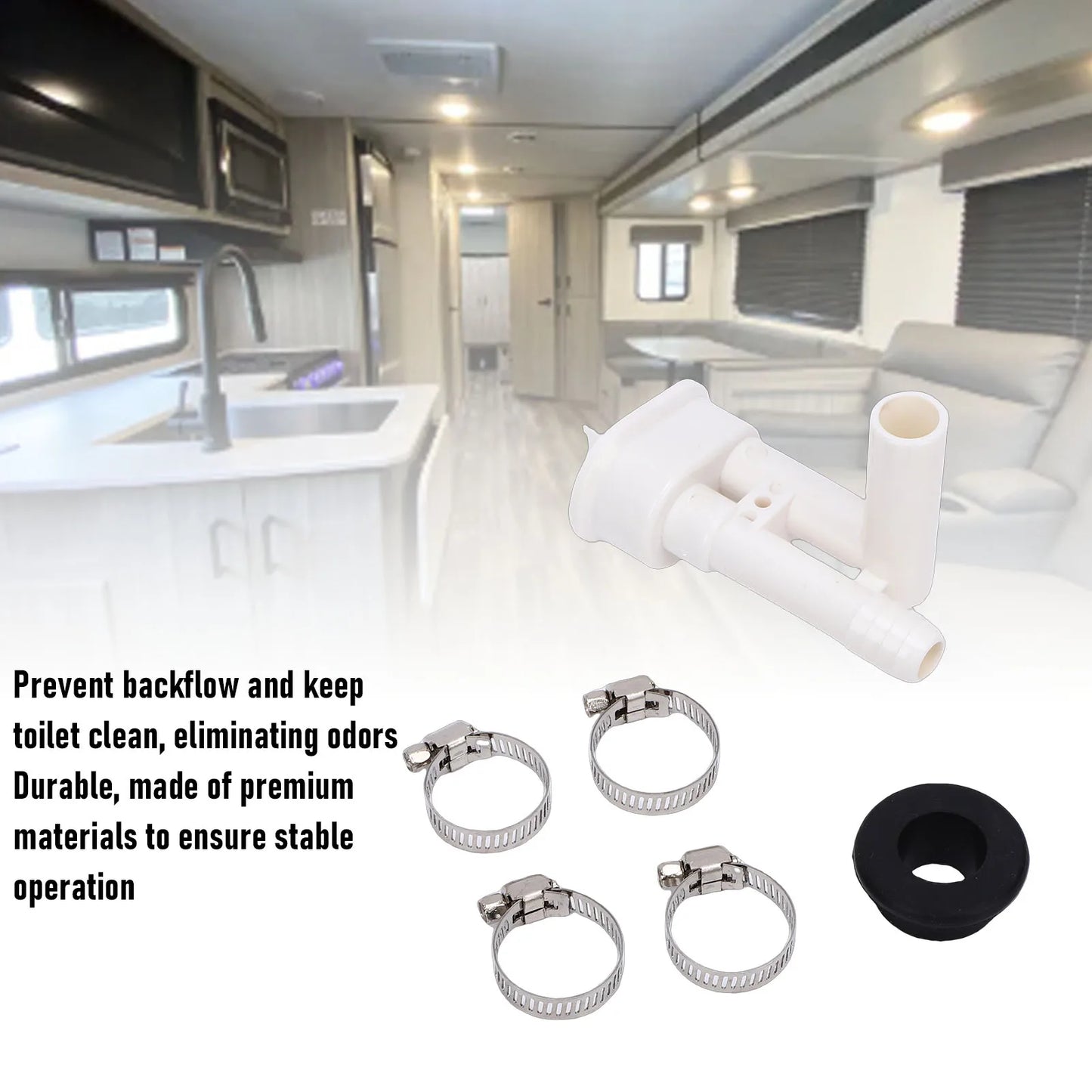 RV Toilet Vacuum Breaker Kit 385316906 | Sealand VacuFlush