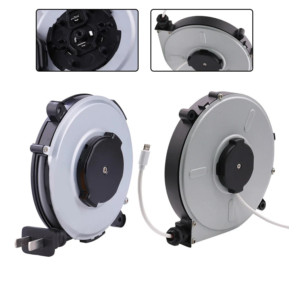 Retractable Power Cord Reel 220V 1.8m – Camping & Outdoor