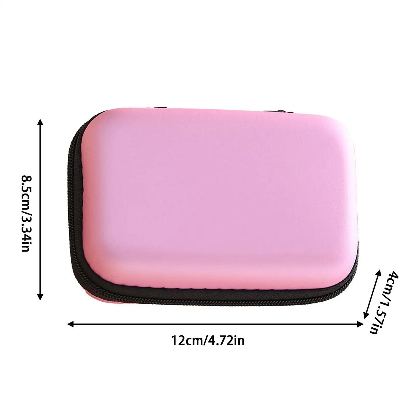 Portable Travel Cable Organizer Bag | EVA Hard Shell Case