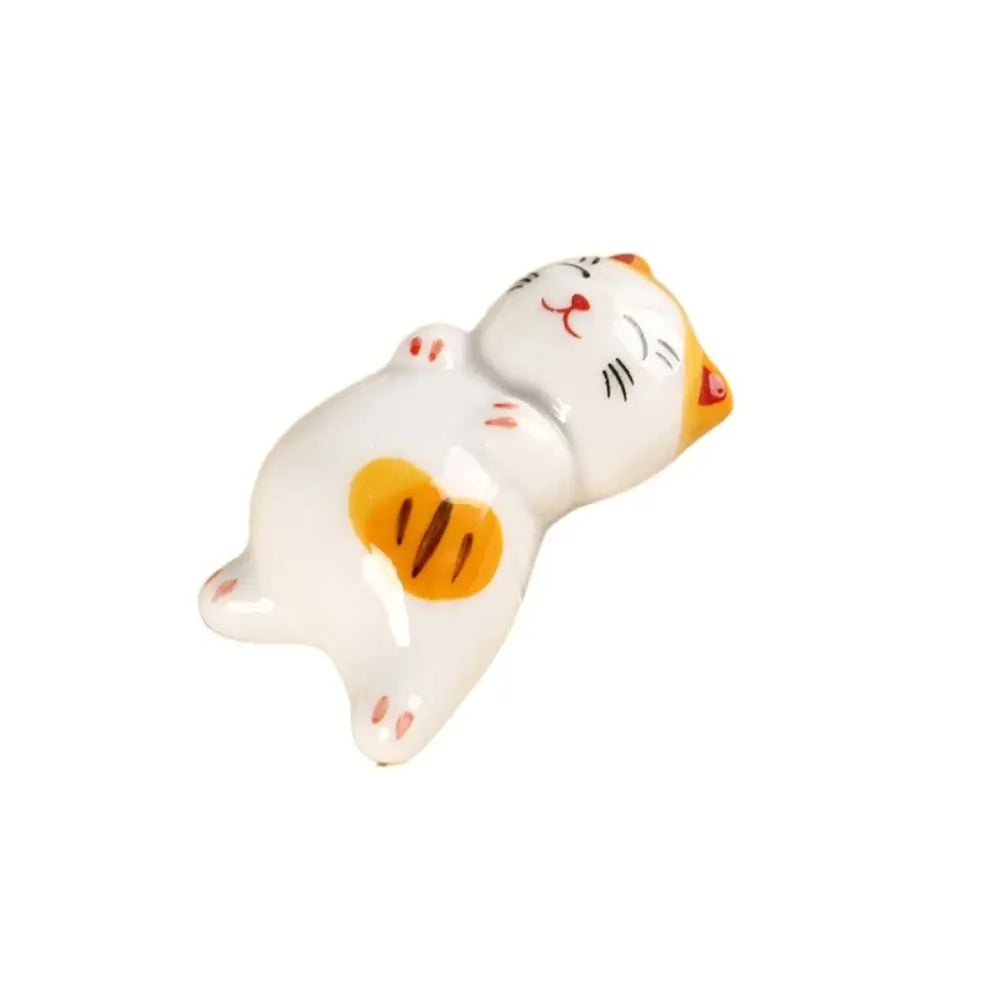 Cute Animal Chopstick Holder Rest – Ceramic Table Utensil Rest