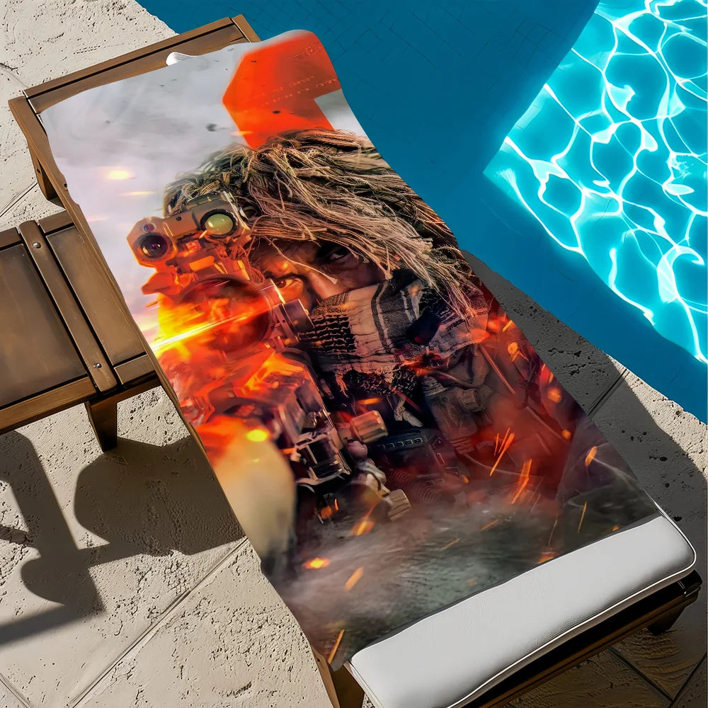 Battlefield 6 Quick Dry Beach Towel | Travel, Gym & Camping