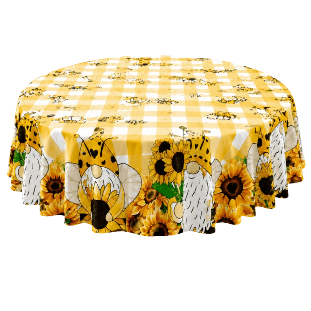 Floral Jacquard Tablecloth | Waterproof Holiday Table Cover
