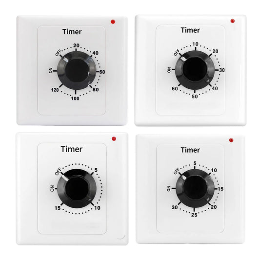Digital Countdown Timer Switch Socket AC250V 15A – 1 to 120 Min Countdown Timer Switch Oasis Select