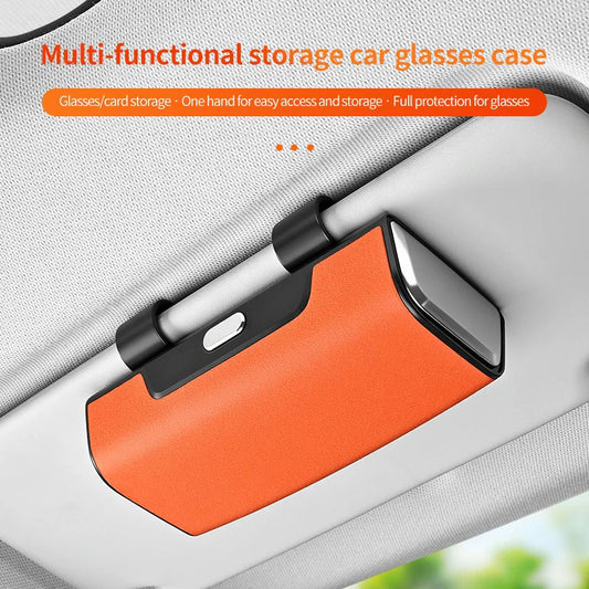 Car Sun Visor Glasses Case – Anti-Scratch Sunglasses Holder Car Visor Organizer Oasis Select